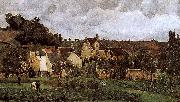 Camille Pissarro Loose multi-tile this Canada thunder hillside Spain oil painting artist